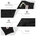 thumbnail image 4 of Ceisia Pantalon Décontracté Ample Uni pour Homme Taille Élastique à Cordon de Serrage Sport Cadeau Travail, 4 of 9