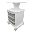 thumbnail image 4 of Mobile Trolley Cart ABS Material Portable Mobile Cart 3 Drawers for Dental, 4 of 10