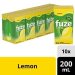Fuze Thé glacé citron Cartons, 200 mL, paquet de 10