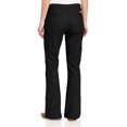 thumbnail image 2 of Dickies Womens Slim Fit Bootcut Stretch Twill Pants, 16 Long, Black, 2 of 2