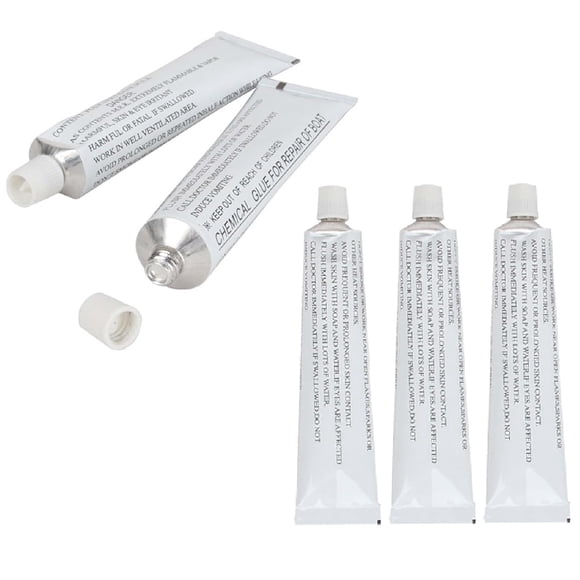 XINQIHANG PVC Dinghy Repair Glue | Repair Glue for Boat | Tubes of Repair PVC Glue for Inflatable Boat | PVC Inflatable Vinyl Repair Glue | Mounting Adhesive Strong Glue | Waterproof Glue (30ml, 5pcs)