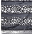 thumbnail image 1 of Soimoi Polyester Crepe Fabric Geometric,Leaves & Floral Block Print Sewing Fabric Yard 42 Inch Wide, 1 of 3