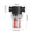 thumbnail image 2 of Unique Bargains 1/2 Inch Water Pump Strainer Filter, Pipe Water Pump Strainer with 200 Mesh Stainless Steel Filter Screen, 2 of 6