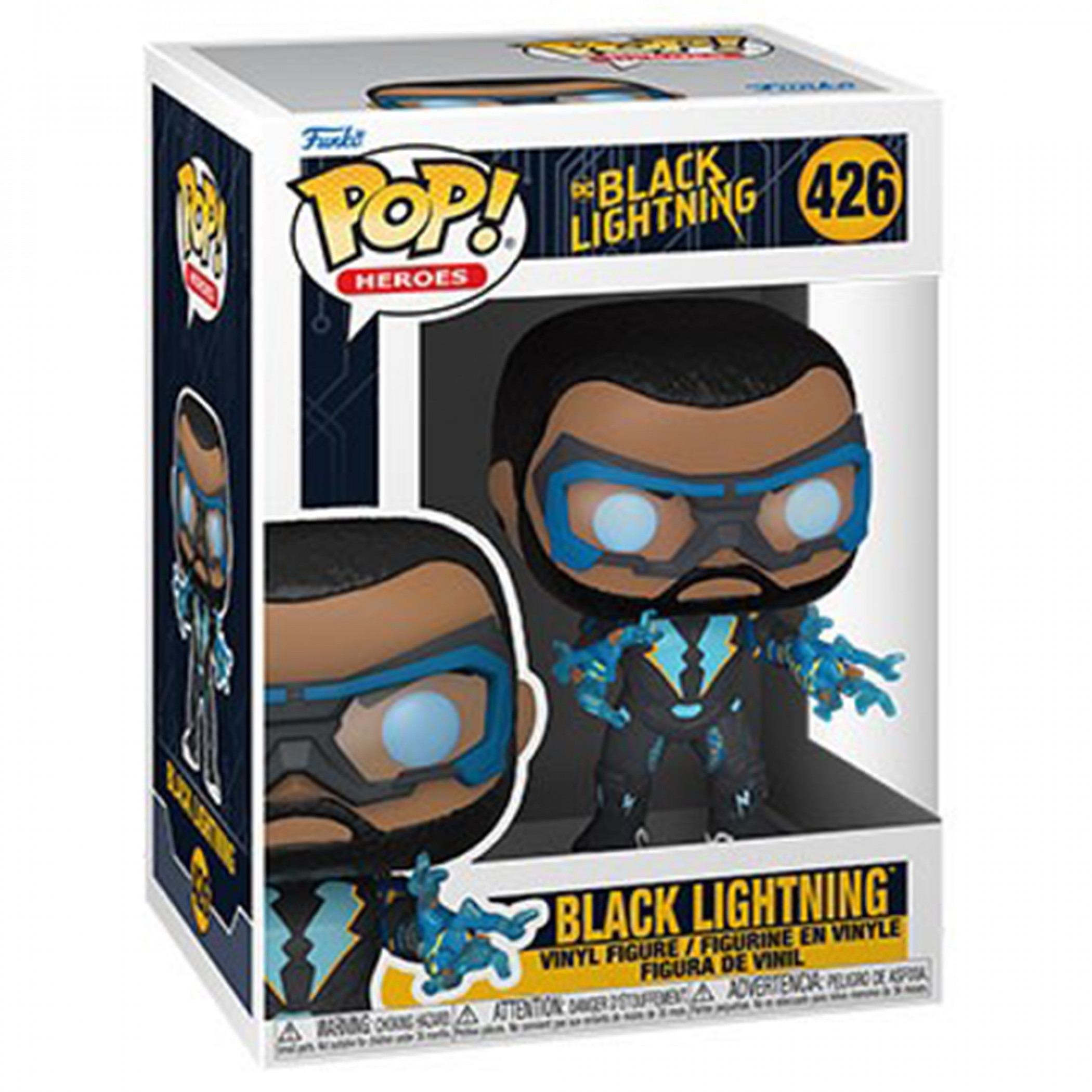 Funko POP Heroes: Black Lightning- Black Lightning Vinyl Figure