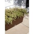 thumbnail image 4 of Veradek Pure Series Midori 31" Planter 2 Pack Espresso, 4 of 12
