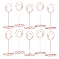thumbnail image 1 of 10Pcs Table Number Holder Wedding Note Holder Circle Business Card Holder Ornaments Cute Shape Elegant Electroplating Charming, 1 of 8