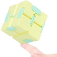 thumbnail image 1 of Magic Cube Toy Sensory Anxiety Relief Toy Plastic Magic Cube Portable Pocket Cube for Children Adults, Yellow, 1 of 8