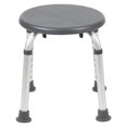 thumbnail image 2 of Pemberly Row Tabouret de Bain et de Douche Traditionnel en Plastique Gris, 2 of 5