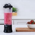 thumbnail image 4 of Total Chef Cordless Portable Blender Juicer, 20 oz, USB Rechargeable, Black, Compact & Convenient for On-the-Go, 4 of 8