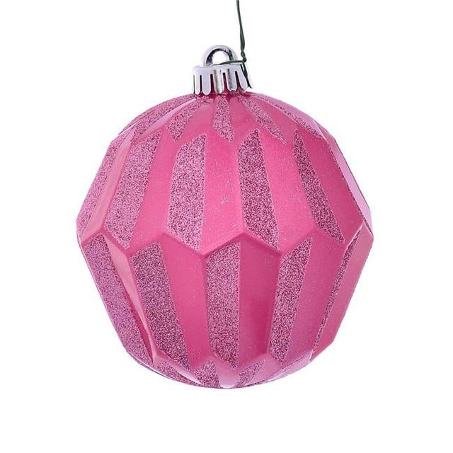 Vickerman MC190845D Boule Facettée Paillettes Mauve 5 Po. - 3 par Sac