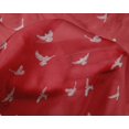 thumbnail image 3 of oneOone Silk Tabby Fabric Bird Ikat Printed Craft Fabric BTY 42 Inch Wide, 3 of 3
