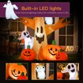 thumbnail image 4 of HOMCOM Décoration Gonflable d'Halloween de 7,5 Pieds - Hantée, 4 of 10