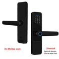 thumbnail image 2 of Smart Door Lock with Handle Keyless Entry Door Lock for Front Door WIFI Lock Smart Life Free App Remote Control Door 35-120mm ,Easy Installation, 2 of 5