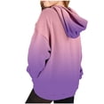 thumbnail image 2 of MIASHUI Girls Sweatshirt Tops Gradient Long Sleeve Oversized Hoodies Pullover,Pink,4-5 Years, 2 of 7