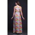 thumbnail image 4 of Bimba Robe Longue Sans Manches à Imprimé Floral pour Femmes Style Chic Maxi-Robe-TP, 4 of 6