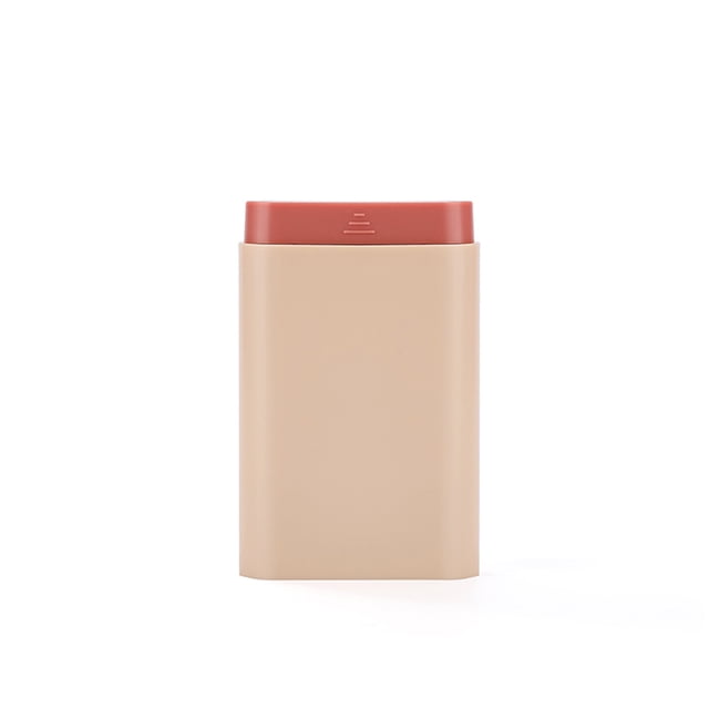 Cheers Étui de Rangement Portable Mini pour Comprimés de Médicaments de Voyage en Plein Air avec Compartiment, Boîte en Matériau ABS durable. la Pilulier Présente un Corps compact beige avec un Couvercle Rouge et une Conception Hermétique et Légère. Elle Comprend six Compartiments Indépendants pour Organiser Divers Médicaments, la Rendant Adaptée aux Voyages et aux Activités de Plein Air. Dimensions Sont 9.5cm x 5.7cm x 1cm.