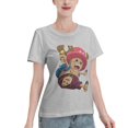 thumbnail image 2 of T-Shirt Basique à Manches Courtes pour Femmes une Pièce Chopper, 2 of 6