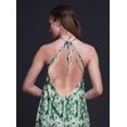 thumbnail image 2 of Bimba Robe Dos Nu Teinture sur Nœuds d'Été pour Fête, Col Licou, Tenue de Plage pour Femmes - Très Petit, 2 of 6