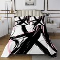 thumbnail image 1 of Erosebridal Abstract Quilt Sets for Queen Size Bed, Striped Ombre Bed Set, Chic Geometric Decor 3 Pieces, 1 of 5