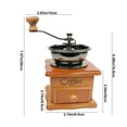 thumbnail image 3 of Danhjin Coffee Grinder Beech Hand Cranked Wood Grinder Coffee Grinder Coffee Cups, 3 of 6
