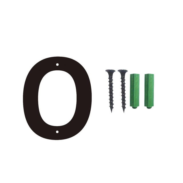 Big Savings! Three-Dimensional Iron Art Number Sign, House Number Metal Letters, Wall-Mounted Home Address Sign with Screws for Outdoor and Indoor Use