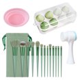 thumbnail image 3 of 13pcs Makeup Brushes Kit With Wood HandleEyeshadow Brush Makeup Sponge Set Beauty Tools With Storage Bag, 3 of 9