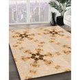 thumbnail image 3 of Ahgly Company Tapis d'Intérieur Lavables à la Machine Rectangle Transitionnel Doré Blond Doré, 3' x 5', 3 of 7