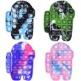thumbnail image 1 of 4 Pcs Push Pop Bubble Fidget Sensory S Set Anxiety Stress Relieves Tools Popping Dimple Sensory For Kid Adult (Among Pack 4), 1 of 5