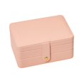 thumbnail image 2 of Multi-Layer Jewelry Storage Box Exquisite Adjustable Compartments Organizer Case Holder for Jewellery Storage Necklace Jewellery Care Studs , Pink StyleA-Pink, 2 of 8
