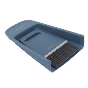 Petit pan et pinceau, balai à mains et poinçon Mini Poêle à poussière 2 Brosse pour le nettoyage de cuisine de comptoir de table, 7.7 X 5.2in