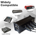 thumbnail image 3 of 3Pair 4-Channel 3-Pin XLR Audio and Over Network Cable Extender, DMX512 Network Signal Extender 1 Male+1 Female, 3 of 7
