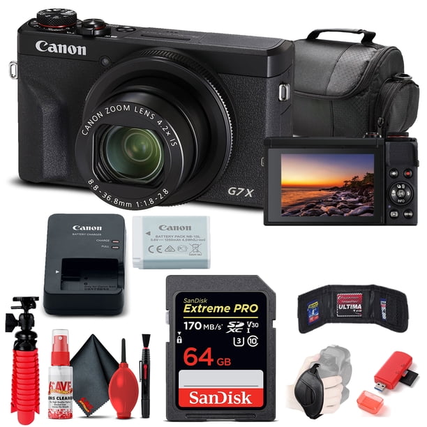 Canon PowerShot G7 X Mark III Digital Camera | Black | 20.1 MP