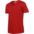 thumbnail image 3 of Gildan T-Shirt à Manches Courtes à Col en V Style Doux pour Hommes, 3 of 5