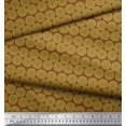 thumbnail image 2 of Soimoi Rayon Fabric Wreath Leaves Print Fabric by The Yard 56 Inch Wide, 2 of 3