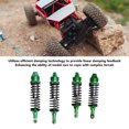 thumbnail image 4 of 2 Pairs RC Shock Absorbers, RC Car Shock Damper, Aluminum Alloy Front Rear Shocks Fit for 1/10 Scale RC Crawler, 4 of 7