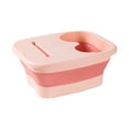 thumbnail image 1 of Clearance! Rewenti Foldable Foot Bath Bucket with Handle and Lid, Portable Foot Bath Spa Bucket with Massage Acupoints, Portable Foot Bath Bucket, Foldable Spa Bucket for Foot, 1 of 5