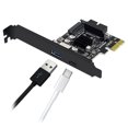 thumbnail image 1 of Baohd PCIE to USB3.0 Expansion Card Port Adapting Tool Connection Converter Type-c SATA 15pin Adapter Cards Desktop Accessories Full Height Size, 1 of 8
