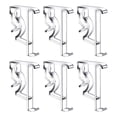 thumbnail image 1 of Clear Plastic Hidden Channel Valance Clips, Grooved Blind Retainer Holder, Mini Window Blind Replacement Fastener, 2.19x1.45 Inch Repair Hardware for Wood and Faux Wood Horizontal Blinds, 1 of 3