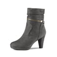 thumbnail image 1 of Unique Bargains Bottes à Talons Hauts Plateforme à Fermeture Éclair à la Cheville pour Femmes, 1 of 8