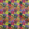 thumbnail image 1 of oneOone Georgette Viscose Magenta Fabric Paisley Patchwork Sewing Craft Projects Fabric Prints By Yard 42 Inch Wide, 1 of 5