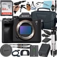 thumbnail image 1 of Sony Alpha a7 IV Mirrorless Digital Camera (Body Only) + SanDisk 64GB Card + Case + Tripod + ZeeTech Accessory Bundle, 1 of 1
