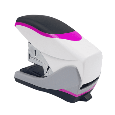 half bar desktop stapler, 40-sheet capacity, low force, compact size