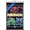 thumbnail image 2 of Pokémon - Neon Group Wall Poster, 14.725" x 22.375" Framed, 2 of 4