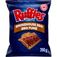 thumbnail image 1 of Ruffles Smokehouse BBQ Flavoured Potato Chips, 1 of 10