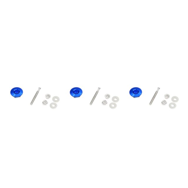 Ruiboury Lightweight Hood Lock For Car Modification Security Sleek Affordable blue DP16-32 3Set