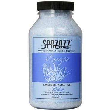 Spazazz Cristaux d'Aromathérapie pour Spa et Bain - Lavande Palmerosa 22oz