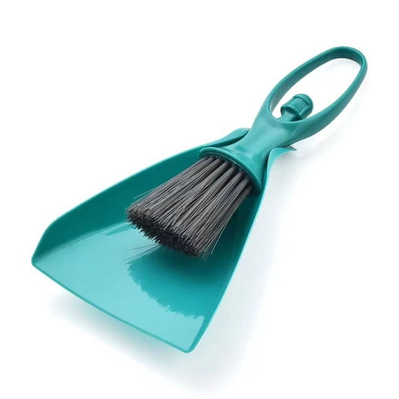 Vrorvz Mini Portable Dustpan Set with Ergonomic Non Slip Brush Handle for Easy Storage and Efficient Cleaning,Suit for Home,Office,Camping,Cars,Keyboards Small Spaces