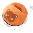 thumbnail image 2 of USB Powered Heated Foot Warmer Portable Flannel Slipper for Office Home, 360° Warmth Comfort, Machine Washable Cold Weather Relief, 2 of 9