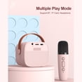 thumbnail image 3 of Mini Karaoke Machine BT Karaoke Speaker with Wireless Microphones, 3 of 8