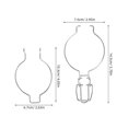 thumbnail image 2 of DEEPCRAFF 15pcs Mason Jar Storage Rack Iron Secure Locking for Home Users and Canning, 2 of 8